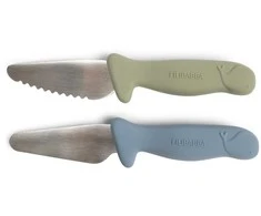 Filibabba Filibaba – pjovimo peiliai pradedantiesiems – 2 pak. – Milteliai Mėlyna + Žalia – (FI-03337)