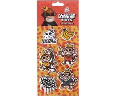 FIRSTGRADE - Monkey Stickers 6 pcs (26-FG-STICKERS)