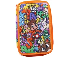 FIRSTGRADE - Pencilcase Lakserytteren (LAKS-PENAL-Oranžinis-23)
