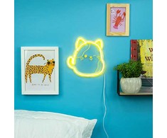 Fizz Creations „Squishmallows“ – „Cam Neon“ sieninis šviestuvas – geltonas