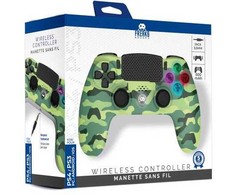 Freaks And Geeks - Wireless Controller for PS4 with 3,5mm jack slot - LED-Žalias Camo