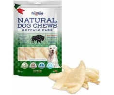 Frigera – natūralūs šunų kramtukai Buffalo ausis 250gr – (402285852195)