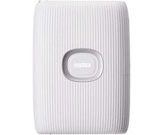 Skeneris „Fuji“ „Instax Mini Link 2“ su LED šviesos girlianda – molio baltumo