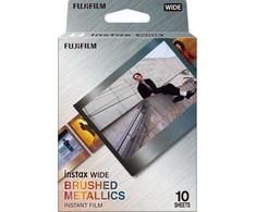Fuji - Instax Wide Instant Film 10 shots Brushed Metal
