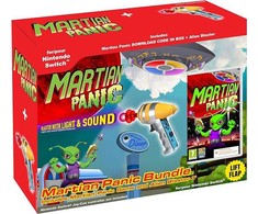 Funbox „Marsian Panic Game“ ir „Blaster Gun Bundle“ (kodas dėžutėje) – „Nintendo Switch“.