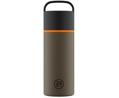 Gertuvė 24Bottles - Sukamas butelis - Mokos spalvos - 730 ml