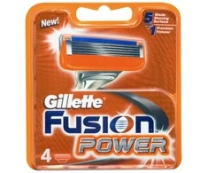 "Gillette Fusion Power" papildymas 4 vienetai