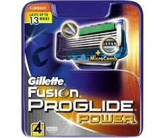 Gillette Fusion Proglide Maitinimo keičiamieji peiliukai 4vnt skustuvas