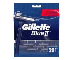 "Gillette Mėlyna II" vienkartiniai skustuvai 20 vienetų