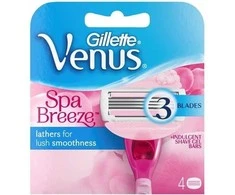 Gillette Venus ComfortGlide Spa Breeze Skustuvo Keičiamos Galvutės, 4 vnt