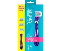 Swirl® „Venus“ sūkurių pradinis rinkinys (4 vnt.) – „Flexball“ sūkurių rankena ir 3 peiliukai