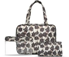 Gillian Jones - 3-piece Kosmetinis krepšelis set - Palm print