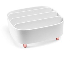 Gillian Jones - Stalo organizatorius su 4 skyriais - Balta