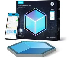 „Govee“ – „Glide Hexagon“ šviesos plokščių itin platus išplėtimo paketas – 2 plokštės, skirtos H606AC81