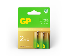 GP Battery GP - Ultra Alkaline C baterijos, 14AU/LR14, 1,5 V, 2 vnt. pakuotė