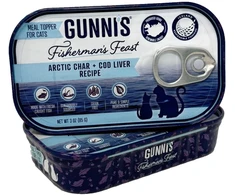 Gunnis - Toppers Arctic char &amp; Cod Liver, Cat - 85 g