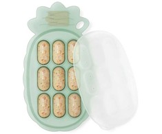 Haakaa - ananasų silikoninės užkandžių formelės - žirnių žalios - 9 x 25 ml