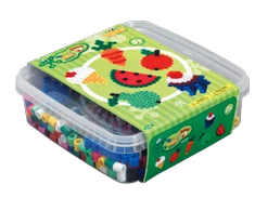 Hama Beads Hama - Maxi Beads - 600 beads and 1 pegboard in box - Fruits (8740)