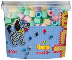 Hama - Maxi karoliukai 600 vnt. mišinys 52 (388574)