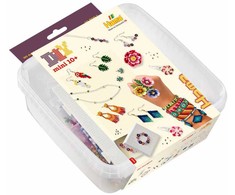 Hama - Mini karoliukai ir perforuotos lentos kibirėlyje, papuošalai (385404)
