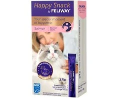 Feliway „Happy Snack“ – lašiša – 24 x 15 g