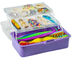 Hobby2You Violetinė dėžutė pomėgiams su maždaug 1700 detalių (736574)