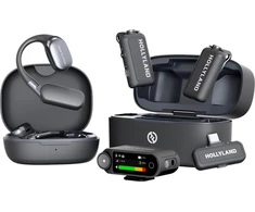 Hollyland LARK MAX 2 Ultimate Combo with OWS Monitorius Earphone + Camera RX + USB-C RX