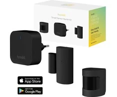 „Hombli“ – išmanusis „Bluetooth“ jutiklių rinkinys, juodas
