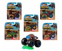 Mattel Žaisliniai Hot Wheels Monster Trucks automobiliai 1:64 rinkinys 8 vnt