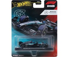 Mattel HOT WHEELS PREMIUM F1 Mercedes-Benz George Russel bolidas 63 (JKD80)