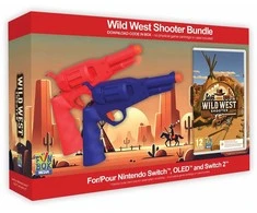 „Imp Tech Wild West“ šaudyklės žaidimas – dviejų „Wild West Shooter Revolver“ rinkinys (CIB) „Nintendo Switch 2“