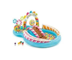INTEX CANDY WATER ŽAIDIMŲ AIKŠTELĖ, 295 CM X 191 CM X 130 CM, 57149NP