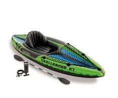 Oars Intex Challenger K1 Kayak, Žalias