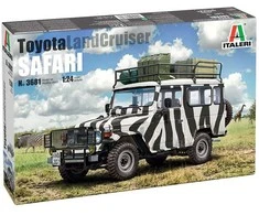 Italeri Toyota Land Cruiser Safari 1/24 plastikinis surinkimo rinkinys