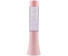 iTotal - Flared Glitter Lamp - Pastel Rožinė - 33.5 cm