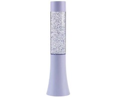 iTotal - Flared Glitter Lamp - Pastel Violetinė - 33.5 cm