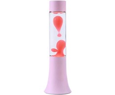 iTotal - Flared Lava Lamp - Pastel Rožinė - 9 x 9 x 37 cm