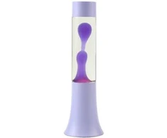 iTotal - Flared Lava Lamp - Pastel Violetinė - 9 × 9 × 37 cm