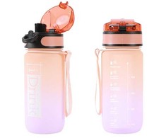 Itotal I-Drink - Tritan Bottle - 500 ml. oranžinė ir alyvinė – (ID2123)