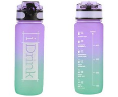 Itotal I-Drink - Tritano butelis - 750 ml violetinė ir akvamarino spalvos (ID2121)