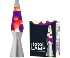 iTotal – Lavos lempa – Purpurinis skystas ir geltonas vaškas – 36 cm (1270401)