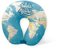 iTotal - Kaklo pagalvė - MĖLYNI ŽEMĖLAPIAI (XL1859)
