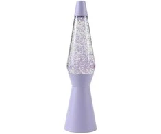 iTotal - Spaceship Glitter Lamp - Pastel Violetinė - 40 cm