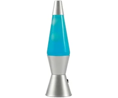 iTotal - Spaceship LED Lava Lamp - Mėlyna liquid and baltas wax (XL3328)