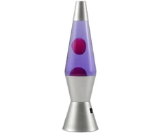 iTotal - Spaceship LED Lava Lamp with Sidabrinis Base - Violetinė (XL3327)