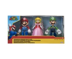 Nintendo – 3 pakuočių 10 cm grybų karalystės dioramos rinkinys (64511-4L)