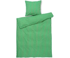 Patalynės komplektas Juna - Bæk&amp;Bølge Bed Linen 140x220 cm - Žalias &amp; Sand