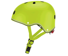 GLOBBER šalmas Primo Lights, XS/S (48-53cm), žalias