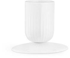 Kähler - Hammershøi blokinė žvakidė - Balta - 9,5 cm A x 5 cm D