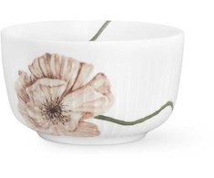 Kähler - Hammershøi Poppy Bowl - Baltas w. Deco - Ø12 cm